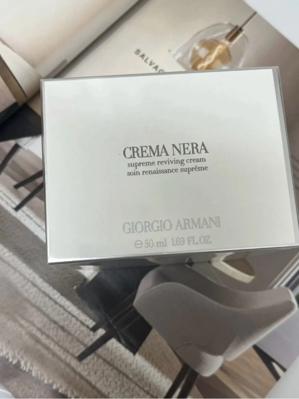 Giorgio Armani, Crema Nera Supreme Reviving Cream FULL SIZE.SEALED 1.69oz. Seal